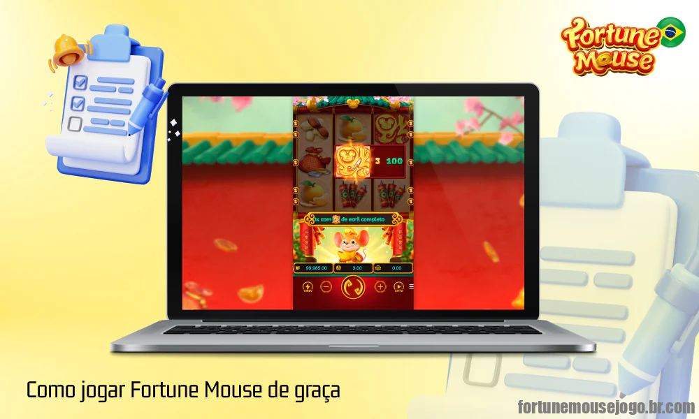 Antes de jogar com dinheiro real, os usuários do Brasil podem aprender a mecânica do jogo Fortune Mouse jogando a versão de demonstração gratuitamente